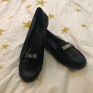 Coach Black Loafers, Sz 9